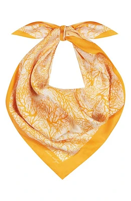 Bien Abyé Coral Reef Silk Scarf in Orange at Nordstrom