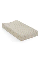 Oilo Print Organic Cotton Changing Pad Cover in Eggshell/Floral at Nordstrom