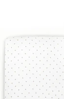 little unicorn Knit Crib Sheet in Grey Cross at Nordstrom