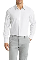 Mizzen+Main Leeward Trim Fit Dot Performance Button-Up Shirt Sage at Nordstrom,