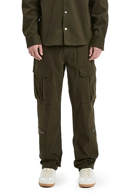 VAYDER Baggy Stretch Cotton Cargo Pants Verona Green at Nordstrom,