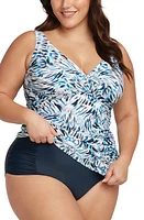 Artesands Ze Blue Delacroix D-Cup & Up Tankini Top White at Nordstrom, Us