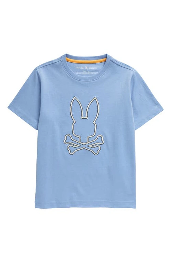 Psycho Bunny Kids' Floyd Graphic T-Shirt Serenity at