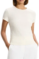 Theory Bouclé Knit T-Shirt Ivory at Nordstrom,