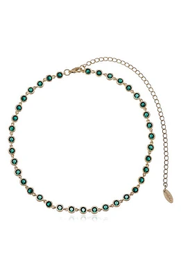 Ettika Cubic Zirconia Bezel Necklace in at Nordstrom