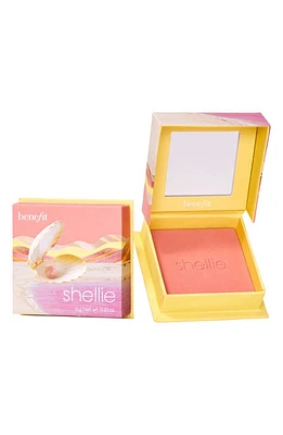 Benefit Cosmetics WANDERful World Silky Soft Powder Blush in Shellie at Nordstrom, Size 0.2 Oz