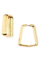 Dean Davidson Nomad Hammered Square Hoop Earrings in Gold at Nordstrom