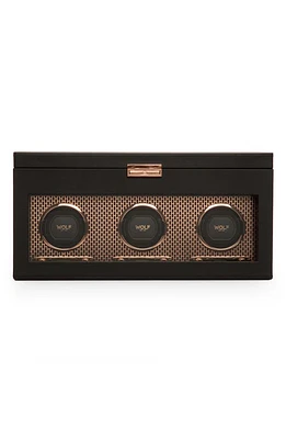 WOLF Axis Triple Watch Winder & Case in Copper at Nordstrom