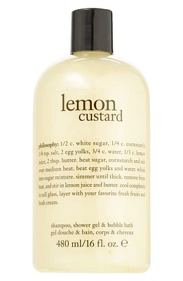 philosophy lemon custard shampoo, shower gel & bubble bath at Nordstrom