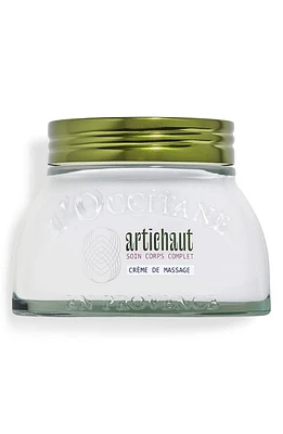 L'Occitane Artichaut Massage Cream in White at Nordstrom, Size 6.9 Oz