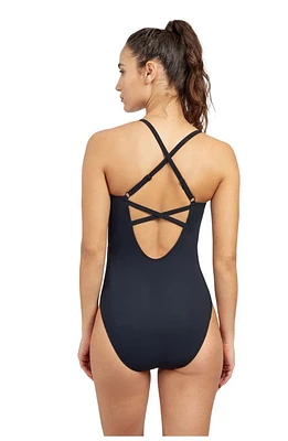 Free Sport by Gottex Round Neck one piece swimsuit Black at Nordstrom,