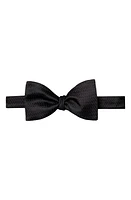 Eton Navy Herringbone Silk Bow Tie at Nordstrom