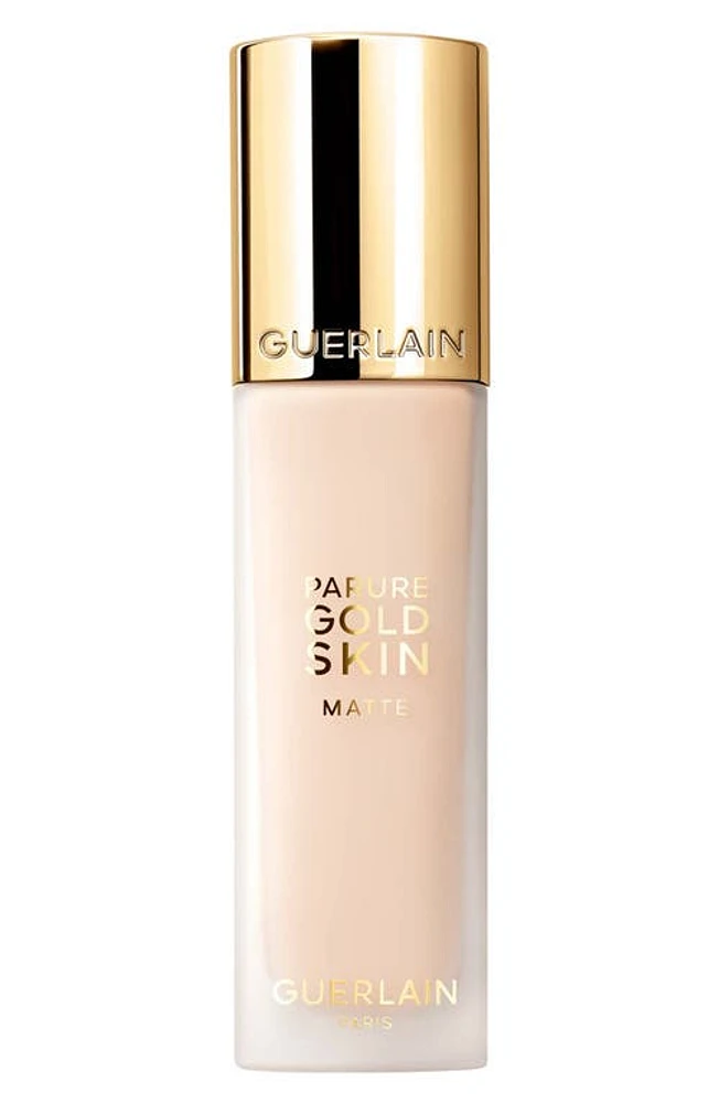 Guerlain Parure Gold Skin Matte Fluid Foundation in 0.5C at Nordstrom