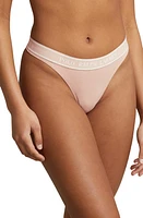 Polo Ralph Lauren Mid Rise Cotton Blend Thong at Nordstrom,