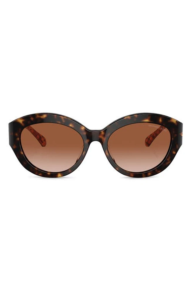 Michael Kors Brussels 54mm Cat Eye Sunglasses in Dk Tort at Nordstrom