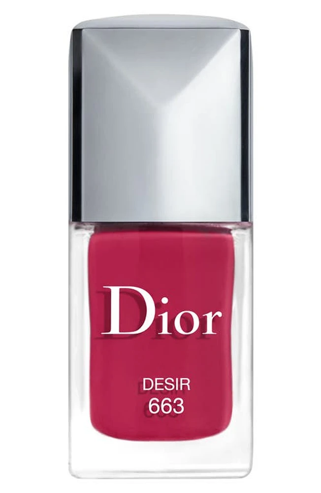 DIOR Vernis Gel Shine & Long Wear Nail Lacquer in 663 Desir at Nordstrom