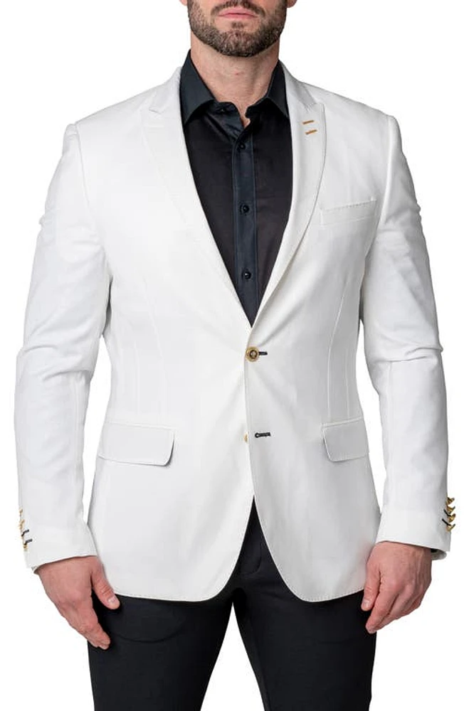 Maceoo Descartes Classic White Sport Coat at Nordstrom,