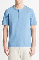 Vince Garment Dyed Short Sleeve Henley at Nordstrom,