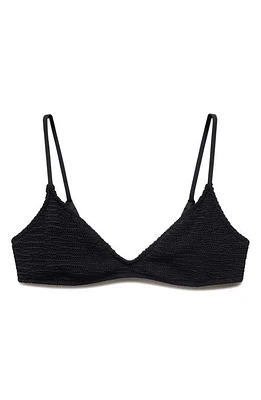 MANGO Textured Bikini Top at Nordstrom,