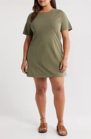 Treasure & Bond Seamed Cotton T-Shirt Dress at Nordstrom,