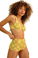 Dippin Daisys Farrah Elastic Waist Short Funky Daisy at Nordstrom,