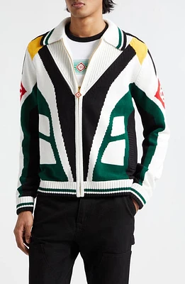 Casablanca Casa Racing Knit Jacket at Nordstrom,