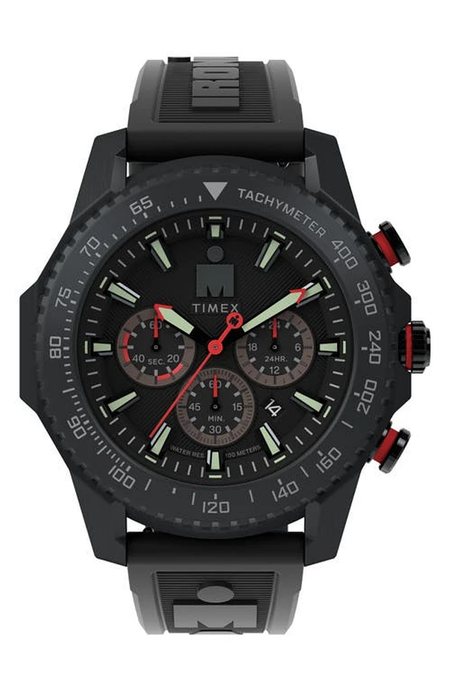 Timex IRONMAN Adrenaline PU Strap Chronograph Watch