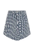 Nocturne Printed Mini Skirt in Multi-Colored at Nordstrom