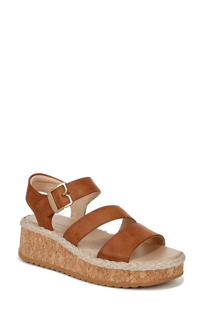 Dr. Scholl's Ellie Platform Wedge Sandal Honey at Nordstrom,