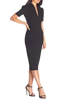 Dress the Population Gloria Front Zip Sheath at Nordstrom,