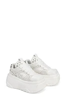 NAKED WOLFE Fantasy Platform Sneaker White Diamond at Nordstrom,