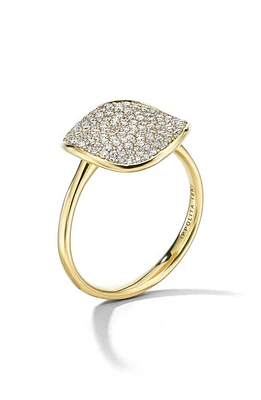 Ippolita Stardust Flower Diamond Medium Disc Ring in Gold at Nordstrom, Size 7