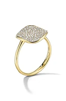 Ippolita Stardust Flower Diamond Medium Disc Ring in Gold at Nordstrom, Size 7