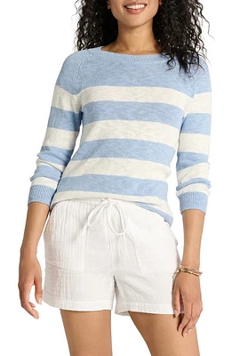 Hatley Mariner Stripe Cotton Sweater Provence at Nordstrom,