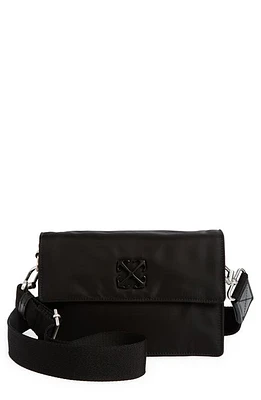 Off-White Soft Jitney 1.4 Nylon Crossbody Bag in Black at Nordstrom