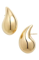 Bottega Veneta Sterling Silver Teardrop Earrings in Argent/Scuro at Nordstrom