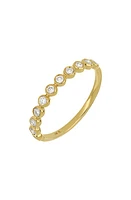 Bony Levy Monaco Diamond Bezel Ring in 18K Yellow Gold at Nordstrom, Size 6.5