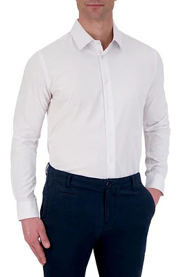 Report Collection 4X Stretch Slim Fit Check Dress Shirt at Nordstrom,