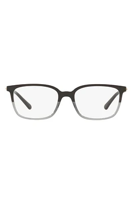 Michael Kors 53mm Square Optical Glasses in Black Gep at Nordstrom