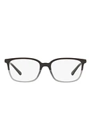 Michael Kors 53mm Square Optical Glasses in Black Gep at Nordstrom