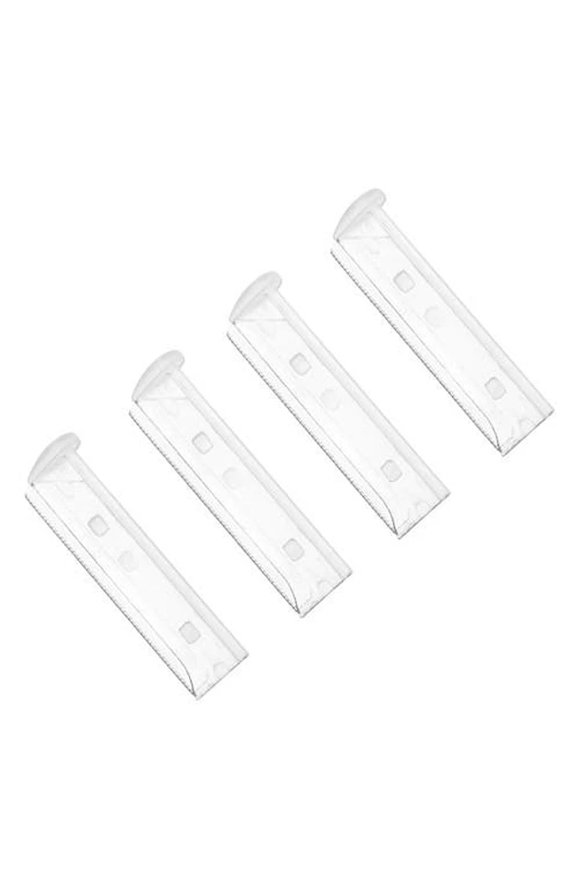 TWEEZERMAN 4-Pack Facial Razor Replacement Heads in Silver at Nordstrom