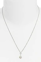 Mikimoto 'Classic Elegance' Akoya Cultured Pearl & Diamond Necklace in White Gold at Nordstrom, Size 18