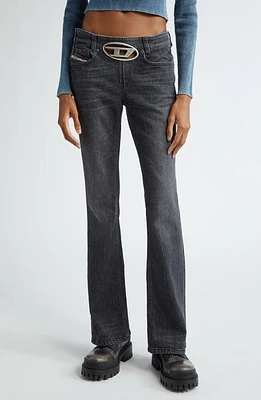 DIESEL 1969 D-Ebbey Low Rise Bootcut Jeans Black/Denim at Nordstrom,