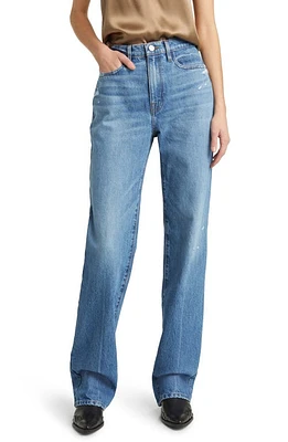 FRAME Le Jane High Waist Straight Leg Jeans Mariner at Nordstrom,