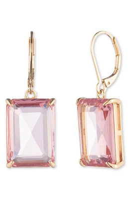 Lauren Kenmore Rhinestone Drop Earrings in Gld/Vntg Rose at Nordstrom