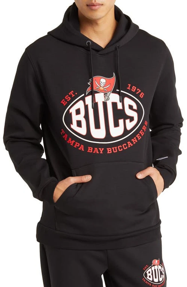 BOSS x NFL Touchback Graphic Hoodie Tampa Bay Buccaneers Black at Nordstrom,