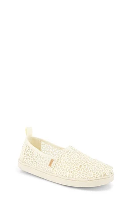 TOMS Kids' Alpargata Slip-On Sneaker Natural at Nordstrom