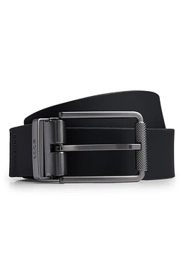 BOSS Tintin Leather Belt Black at Nordstrom,