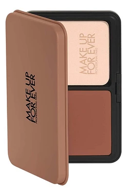 Make Up For Ever HD Skin Matte Velvet 24 Hour Blurring & Undetectable Powder Foundation in 4N74 Espresso at Nordstrom