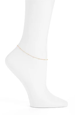 Set & Stones Aria Anklet in Gold at Nordstrom